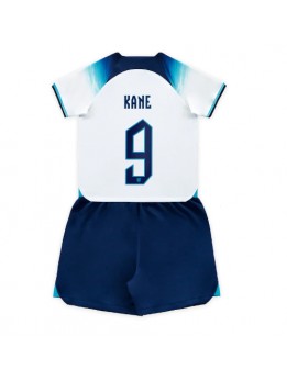 Billige England Harry Kane #9 Hjemmedraktsett Barn VM 2022 Kortermet (+ Korte bukser)